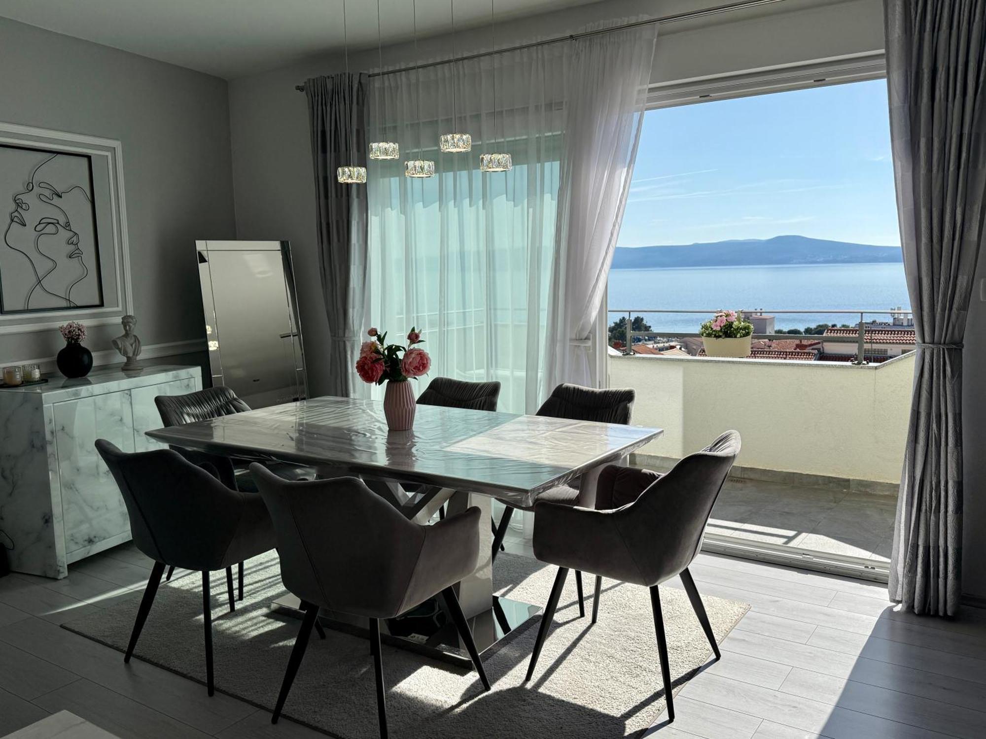 Bellevue Apartment Crikvenica Bagian luar foto